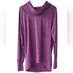 Passports Purple Hooded Women's Pullover Lightweight Shirt Size L
